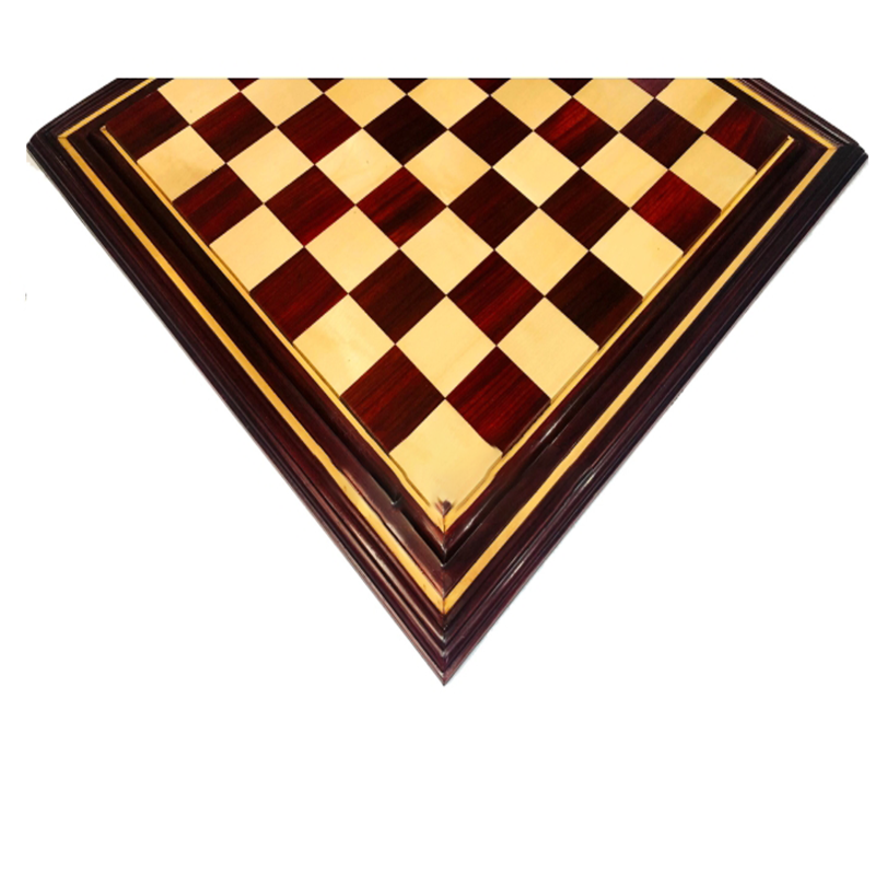 21" Padauk & Maple Wood Luxury Chess board - Raised Tiles Design- 2" Square - Image 2