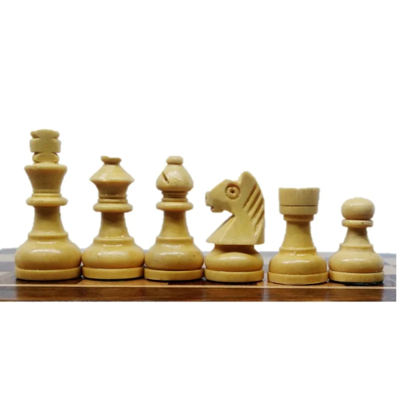 7"  Magnetic Folding Chess Set - Foam Slotting For Chess Pieces - Image 5