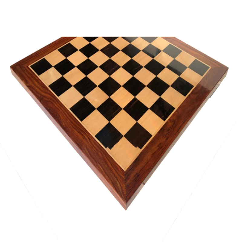 Champions Collection Luxury Series Chess Board In Maple & Ebony- 2" Square - Image 2