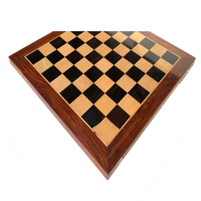 Champions Collection Luxury Series Chess Board In Maple & Ebony- 2" Square - Image 5